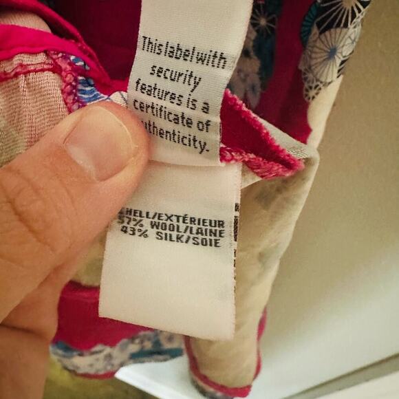 DIANE VON FURSTENBERG Pink Floral Sleeveless Crewneck Topanga Mini Dress Size 4 - Picture 11 of 12